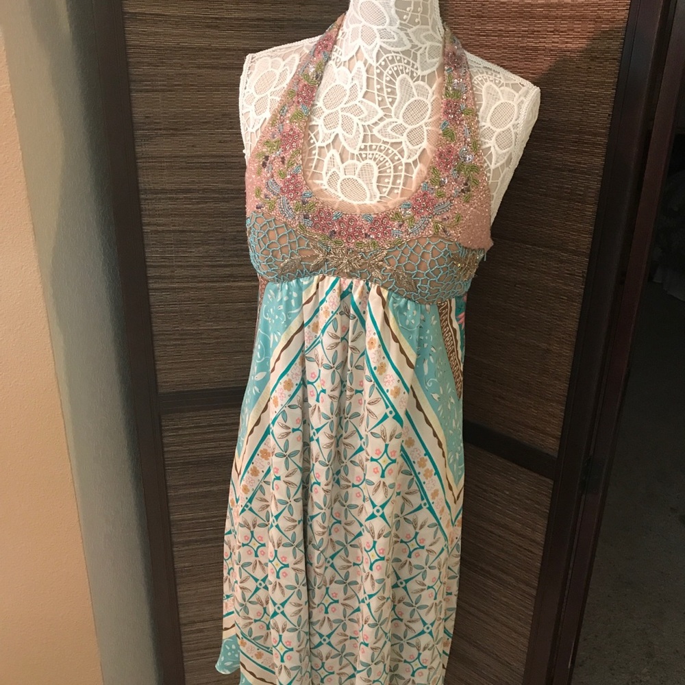 nicole miller beaded dress Vintage 90's Super Swanky Black Beaded Nicole Miller Artelier USA Evening Dress New Tags 485.00 Retail